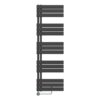 HANDDOEKRADIATOR ELECTRISCH OP 220V, LINKS AANSLUITING, 1600X500, 755W, MAT ZWART