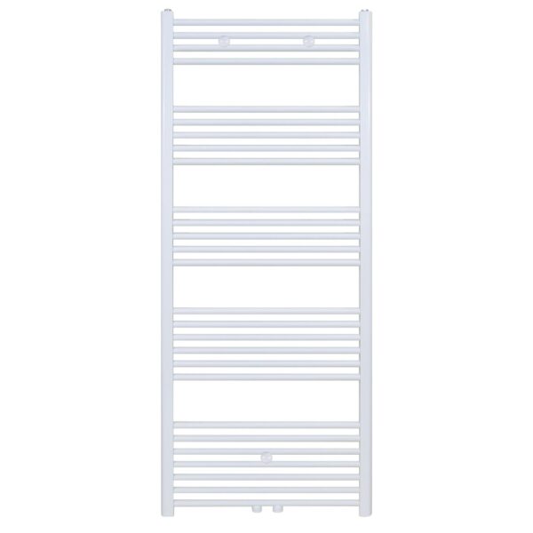 Handdoekdroger Glanzend Wit 160 x 60 cm - 712 Watt - Links/Rechts of Middenaansluiting - Design Badkamerradiator