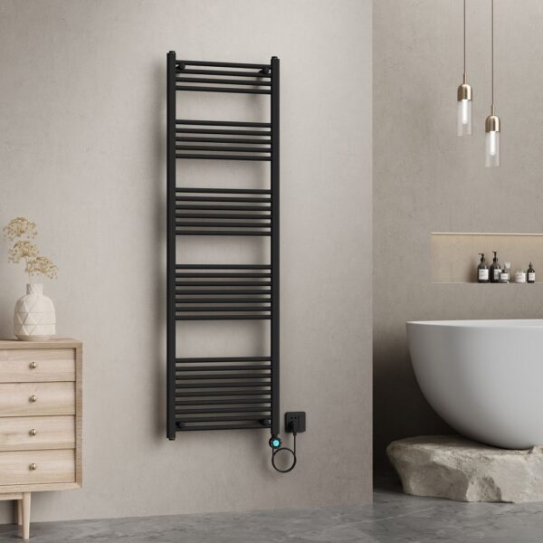 Elektrische Handdoekdroger Smart WiFi Mat Zwart 180x55 cm