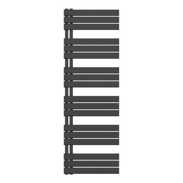 Handdoekradiator links/rechts aansluiting combi, 1800x600, 1021w, mat zwart