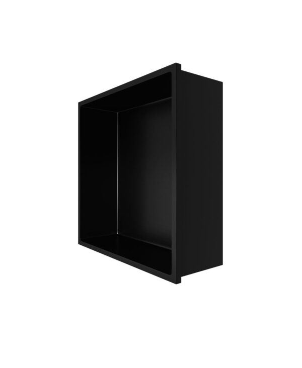 Inbouwnis (300x300x100mm), mat zwart 1