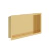 Inbouwnis 30 x 60 x 7 cm Geborsteld Goud