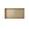 Inbouwnis 30 x 60 x 7 cm Geborsteld Goud Wandnis voor Badkamer en Toilet
