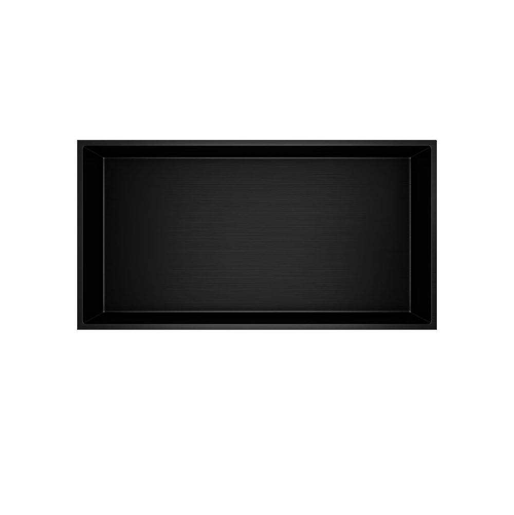 Inbouwnis 30 x 60 x 7 cm Mat Zwart