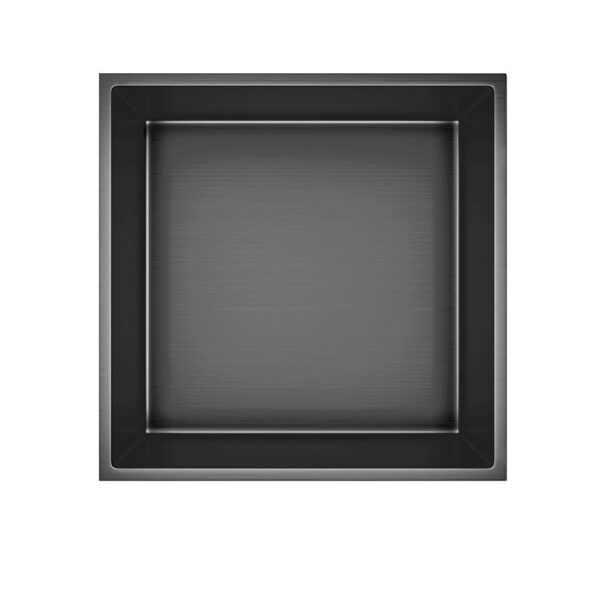Inbouwnis 30x30x10 cm Gunmetal