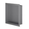 Inbouwnis 30x30x10 cm Gunmetal