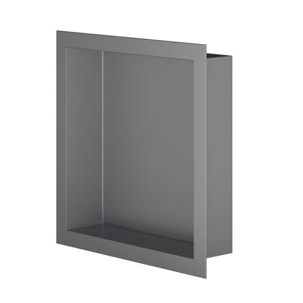 Inbouwnis 30x30x10 cm Gunmetal
