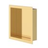 Inbouwnis 30x30x7 cm Geborsteld Goud