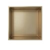 Inbouwnis 30x30x7 cm Geborsteld Goud