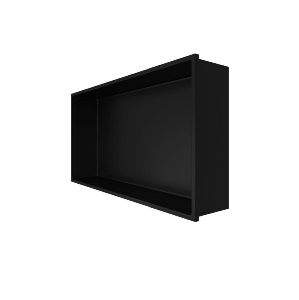 Inbouwnis voor Badkamer 30x60x10 cm Mat Zwart