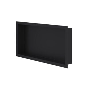 Inbouwnis voor Badkamer 30x60x10 cm Mat Zwart