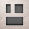 Inbouwnis voor Badkamer Gunmetal