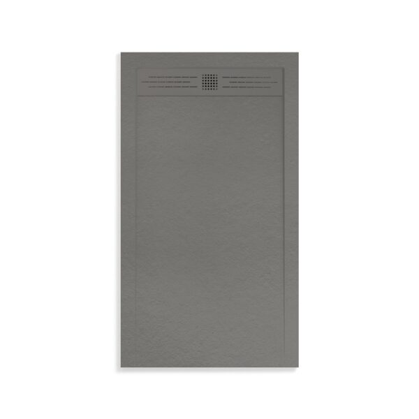 Elite composiet douchebak 140x90x3 cm mat grijs