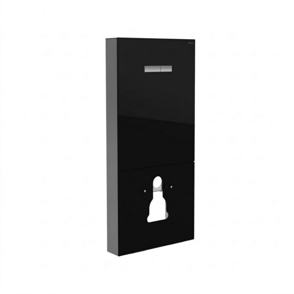 VitrA Vitrus Monolith Glas Sanitairmodule voor Wandcloset Zwart
