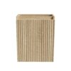 Toiletmeubelonderkast 1 deur omkeerbaar greeploos soft close 40x50x22,3 cm licht eiken