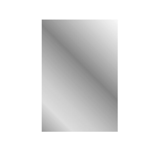 Toiletspiegel met lijst 40x60x1,9 cm licht eiken