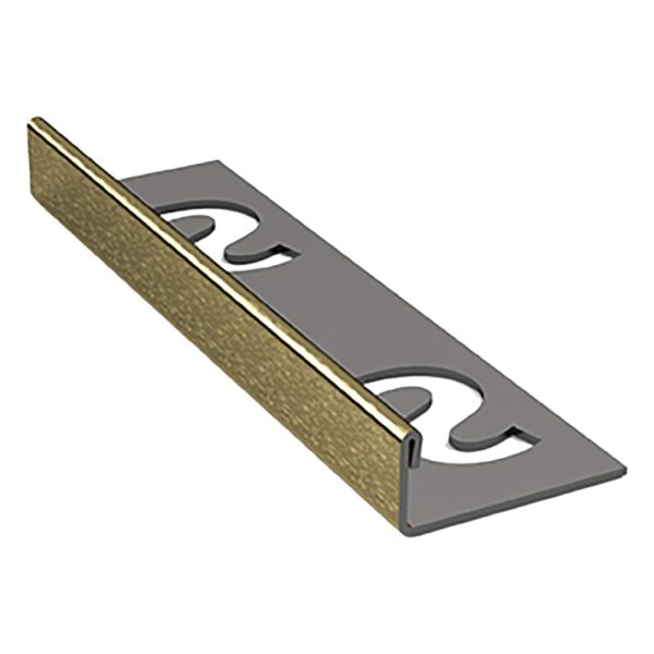 Tegelprofiel rvs, geborsteld goud