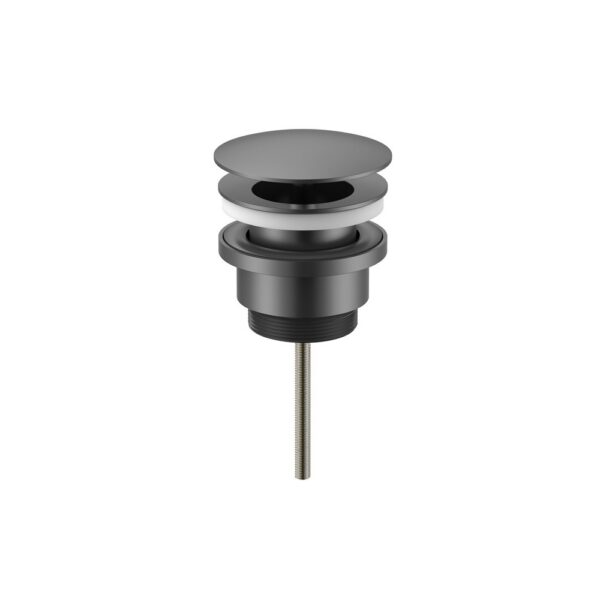 Afvoerplug altijd open gunmetal (pvd)