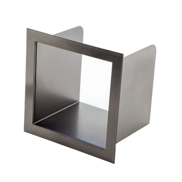 Inzetstuk voor reserverolhouder inbouw gunmetal