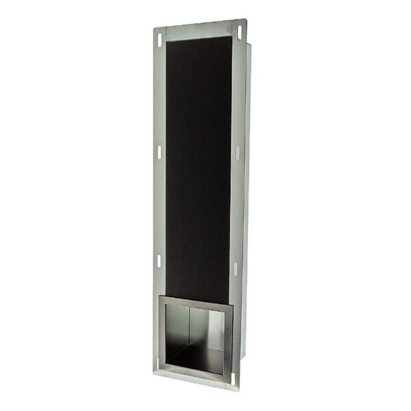 Inzetstuk voor reserverolhouder inbouw gunmetal 3