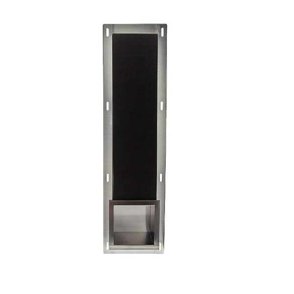 Inzetstuk voor reserverolhouder inbouw gunmetal 4