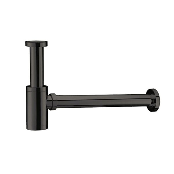 Sifon voor wastafel en fontein gunmetal (pvd)
