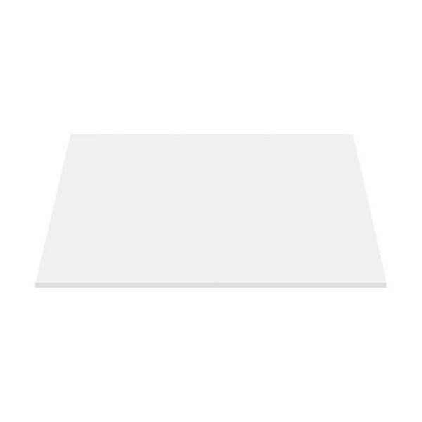 Solid Surface Wastafelblad 57 cm Mat Wit Wastafeltablet voor Badkamermeubel