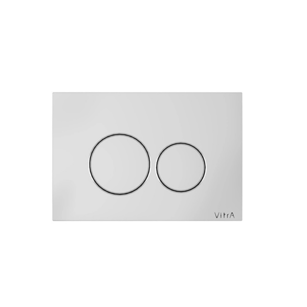 VitrA Origin V-Fix Bedieningspaneel Chroom - Dual Flush Bedieningsplaat voor V-Fix Inbouwreservoir