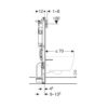 Geberit Duofix Inbouwreservoir UP320 Inclusief Wandmontageset