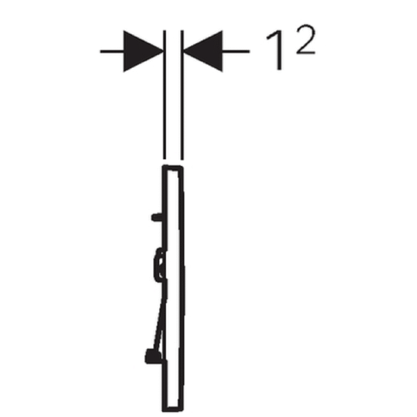 Geberit sigma 30 bedieningsplaat wit 2