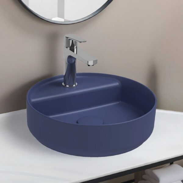 Isvea infinity wastafel rond, blauw