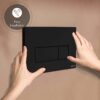 VitrA Root V Fix Bedieningspaneel Mat Zwart Dual Flush Bedieningsplaat voor V Fix Inbouwreservoir