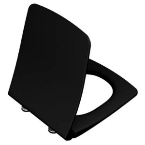 VitrA Metropole Slim WC‑zitting Mat Zwart - Softclose & Quick‑Release