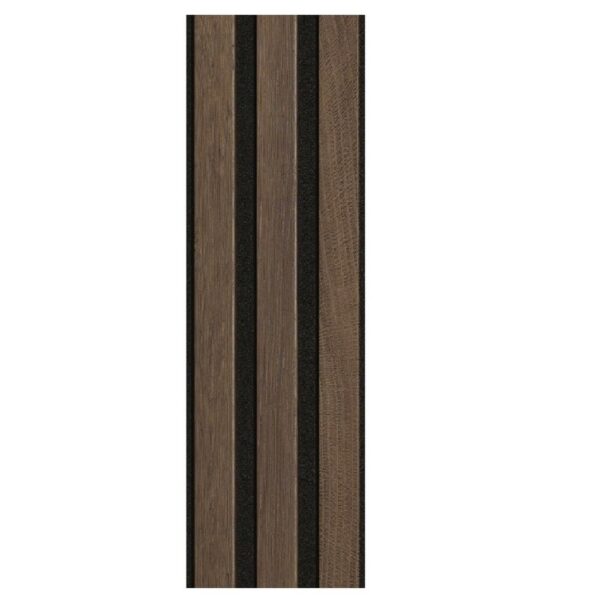 MDF Lamel Wandpaneel - PREMIUM - 3D03 DONKER EIKEN - 13,6x280 cm