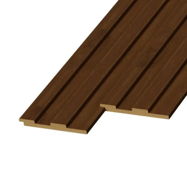 3D Decoratieve Wandpaneel MDF - WP01 - 3D03 DONKER EIKEN (17 x 280 cm)