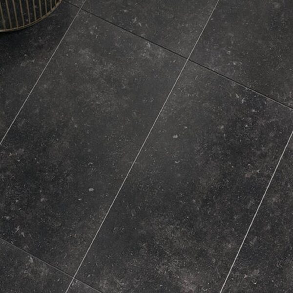 NG Kütahya Belgium Stone 60x120 cm Mat Zwart Steenlook Vloer en Wandtegel