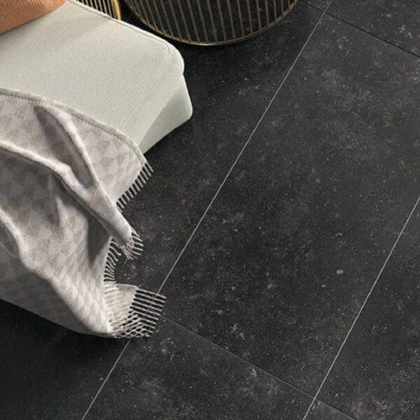 NG Kütahya Belgium Stone 60x120 cm Mat Zwart Steenlook Vloer en Wandtegel