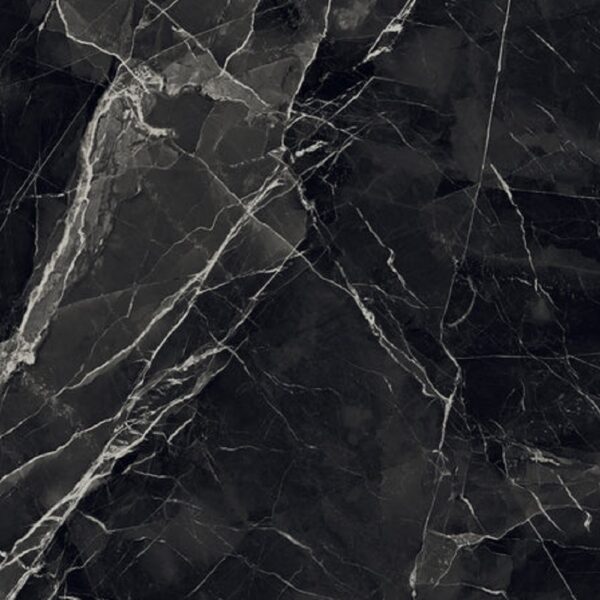 NG Kütahya Black Calacatta 60x120 cm Hoogglans Zwart Marmerlook Vloer en Wandtegel