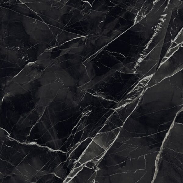 NG Kütahya Black Calacatta 60x120 cm Hoogglans Zwart Marmerlook Vloer en Wandtegel