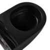 PRO Hangtoilet Tornado Flush Randloos Inclusief Soft Close Zitting Compact 49 cm Mat Zwart