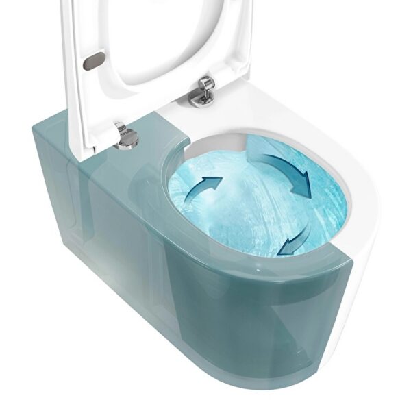 VitrA Nest QuantumFlush Wandcloset Randloos Hangend Toilet