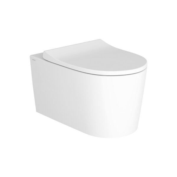 VitrA Nest Randloos Wandcloset met QuantumFlush , Inclusief zitting - Wit