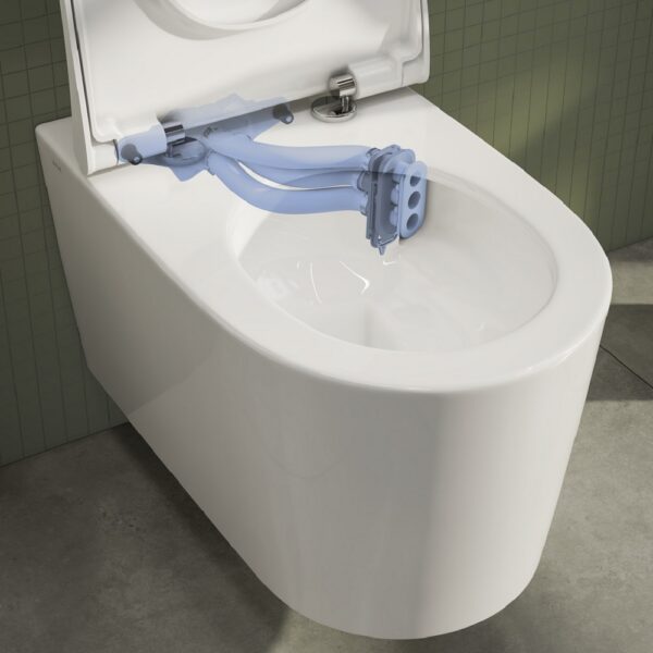 VitrA Nest Randloze Hangende Wandcloset , Inclusief zitting Wit