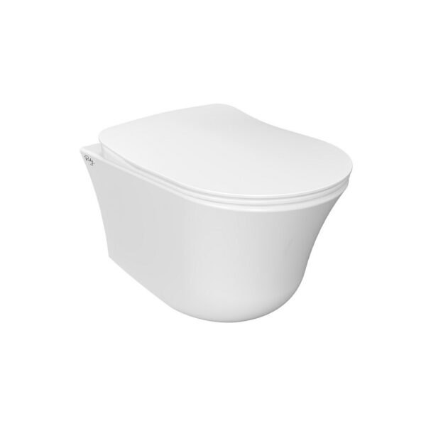 Creavit Nora Hangtoilet Randloos Wandcloset met Tornado Flush Glanzend Wit