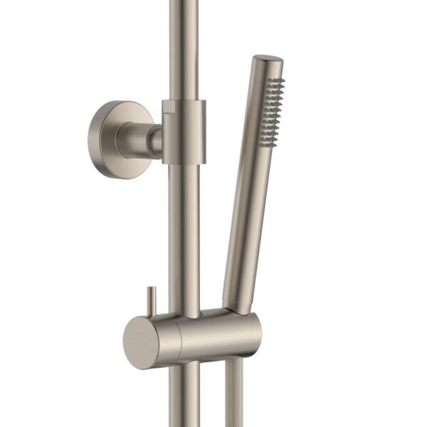 Optima Rondo Thermostatische Regendoucheset Opbouw Geborsteld RVS