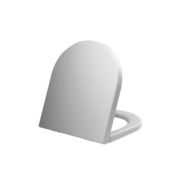 Premium WC Bril Softclose Toiletzitting met Quick Release Duroplast RVS Scharnieren Glanzend Wit
