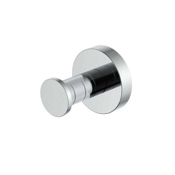 STRIA RVS Wandhaak Met Ribbelstructuur Chroom