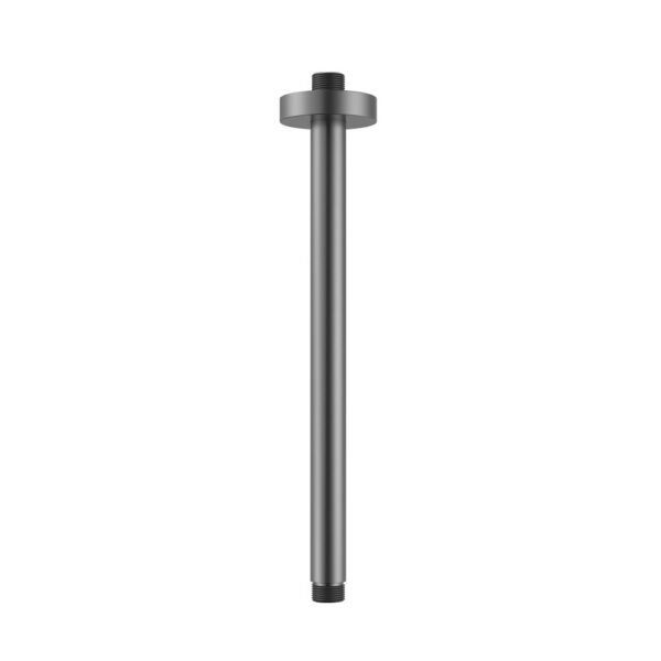 UNIFORMA Douchearm Plafondbevestiging 30 cm Gunmetal (PVD)