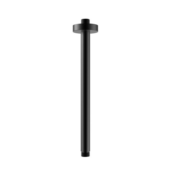 UNIFORMA Douchearm Plafondbevestiging 30 cm Mat Zwart