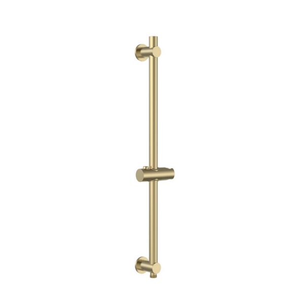 Uniforma Douchestang met Wateraansluiting 69 cm Geborsteld Goud
